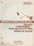 Echo Trimmer/ Brushcutter Operator"s Manual SRM-210AE P/n 898 561-2423 1(533). Fixed Price $26.39.