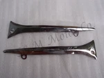 Triumph Pre-unit Head Light Trim Nacelle Flash Long 3T 5T 97-0623, 97-0624. Fixed Price $24.95.