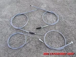 Honda CS90 CL90 Throttle / Clutch Speedometer Brake Cable Grey Set F. Fixed Price $30.01.
