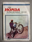 Clymer Honda 100-350CC Ohc Single 1969-1982 Repair Manual M315 CB100 XL250 XL350. Fixed Price $25.87.