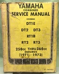 Genuine Yamaha LIT-11613-08-01 Combined Service Manual 1971-1973. Fixed Price $71.36.