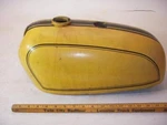 Bsa A65 Hornet Am Fuel Gas Tank Yellow With Valves Fiberglass Used 11023-04. Fixed Price $249.99.