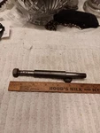 Harley Davidson Hummer Front Axle 1948-1950 Model 125CC #43876-47. Fixed Price $40.00.