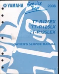 2008 Yamaha TT-R125EX Motorcycle Service Manual LIT-11626-21-13 150 Pages MN2881. Fixed Price $13.95.