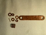 Honda Trail Ko 1969-71 Oem Rear Brake Stopper Stay 43431-098-000. Fixed Price $19.99.