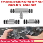 Carburetor Fuel Tee And Rail Combo For Kawasaki KZ650 KZ1000 1977 1978 1979-1983. Fixed Price $18.99.