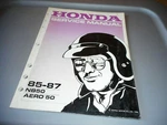 Honda NB50 Aero 1985-1987 Oem Factory Service Manual 61GN202. Fixed Price $29.99.