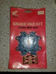 1986 Factory Oem Honda VF500F Front Brakes 451A0-MF2-670 Nos. Fixed Price $20.00.