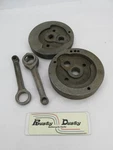 Harley-davidson Shovelhead Crankshaft Flywheel Assembly 23923-70A & 23945-41. Fixed Price $299.99.