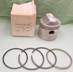 New Genuine Dixie J-17551 Piston Kit With Rings, 3-3/16 Bore O/s .050, Harley. Fixed Price $26.55.