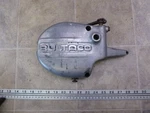 1973 Bultaco Pursang MK6 125 S908-1) Left Side Engine Case Cover. Fixed Price $115.50.