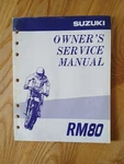 1998 Suzuki RM80 Owner's Service Shop Repair Manual 99011-02B73-03A Oem. Fixed Price $16.50.