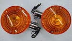 Honda GL1000 CX500 CB750 CB550 CB400F Single Filament Rear Turn Signal Set. Fixed Price $33.00.