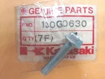 Nos Genuine Kawasaki Flanged Bolt 6X30 130G0630 New Oem Fast Shipping. Fixed Price $8.49.