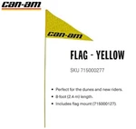 Brp/can-am Oem- Yellow Safety Flag W/mount For DUNES-715000277. Fixed Price $54.99.