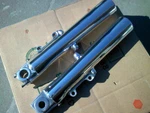 Harley Polished Front Forks Roadglide Streetglide King 2000-13 No Exchange. Fixed Price $269.00.