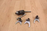 1981 Yamaha YZ465 Shift Drum And Forks. Fixed Price $139.00.