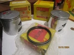Nos Suzuki 1969-70 TS250 Oem Pistons & Ring Set .50MM Over Size PN:12110-16700. Fixed Price $159.99.