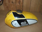 Yamaha GT80 Fuel Tank W/ Cap, Yellow, Clean!!! 367-24110-Y0-X4. Fixed Price $200.00.