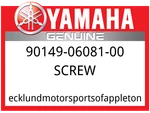 Yamaha Oem Part 90149-06081-00. Fixed Price $9.49.