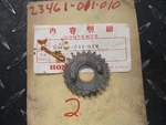 Nos Oem Honda CA110 Countershaft Third Gear 23461-011-010. Fixed Price $14.00.