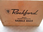 Harley-davidson Rockford Saddlebags 'buco' Lightweight 165 Super 10 Hummer Nos. Fixed Price $120.00.