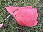 Honda CR125/250/500R 1987-1990 Genuine Side Covers, # 83510 83610-KS6-7010. Fixed Price $75.00.