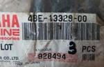 Oem Yamaha Pump Cover Gasket 4BE-13329-00 Lot Of Pcs Nos (O7B4-4). Fixed Price $12.00.