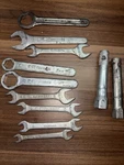 Assorted Kawasaki Branded Motorcycle Took Kit Wrenches. Mito. Fixed Price $25.00.