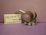 Vtg Nos Benelli Muffler Exhaust Clamp 40 Mm Part # 8632 Wards Ducati Motobi. Fixed Price $15.99.