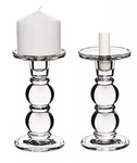 Cys Excel Clear Glass Pillar Candle Holders Use For Taper. Fixed Price $29.98.