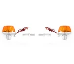 Reproduction Honda Front Left Right Turn Signal Set CB350K CB500K CB550K CB750K. Fixed Price $50.95.