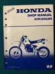 Official Honda XR350R Shop Manual 85 Original #61KN500. Fixed Price $69.95.