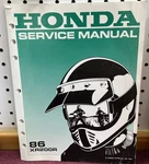Oem 86 Honda XR200R Service Manual Very Clean Inside - 61KT000. Fixed Price $49.00.