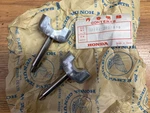 Pair Of Lower Handlebar Holders Honda CB350 CB450 CL350 CL450 53132-292-010. Fixed Price $35.00.