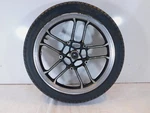 1983 Honda Shadow VT750 Black Cast Front Wheel Rim & Tire Mt 2.15 X. Fixed Price $49.95.