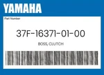 Yamaha Genuine Boss, Clutch 37F-16371-01-00. Fixed Price $96.79.