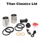 Suzuki DR650 (1990-1993) Stainless Steel Front Caliper Piston Seal Rebuild Kit. Fixed Price $87.39.