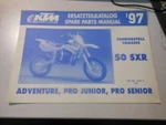 Ktm Factory Spare Parts Manual Chassis 1997 50 Sxr 3.204.11. Fixed Price $9.99.