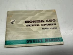 1966 Honda CB450 Black Bomber Motorcycle Owners Manual Genuine Oem Original. Fixed Price $99.99.