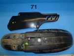 Kawasaki 1996-2002 KX500 Front Fender & Right Side Cover #35004-1318. Fixed Price $20.99.