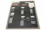 Polished Engine Dress Up Bolt Kit For Harley Davidson By V-twin. Fixed Price $98.90.