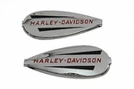 Oe Emblem Set With Red Lettering For Harley Davidson By V-twin. Fixed Price $119.90.