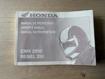 Honda Owners Manual Cmx 250C Rebel. Fixed Price $16.11.