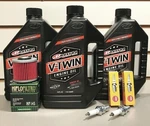 Yamaha Oil Change Tune Up Kit Ngk Spark Plugs Filter XVS650. Fixed Price $60.95.