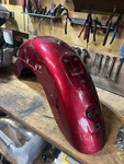 - 06 Honda Shadow Sabre Rear Fender Red Guard Burgandy. Fixed Price $119.99.