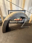 Harley Oem Knucklehead Ul Flathead Panhead Rear Fender 135H. Fixed Price $995.00.