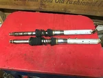 Hodaka Ace 90 Front Forks. Fixed Price $55.00.