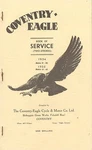 1934-1935 Coventry Eagle Book Of Service (2 Strokes) Reproduction. Fixed Price $26.00.