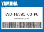 Yamaha Genuine 1WD-F8395-00-P0. Fixed Price $31.34.